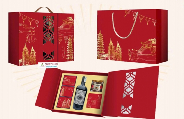 Hộp quà tết cao cấp STKM 2601