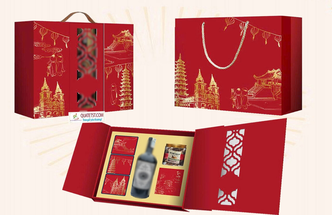 Hộp quà tết cao cấp STKM 2601